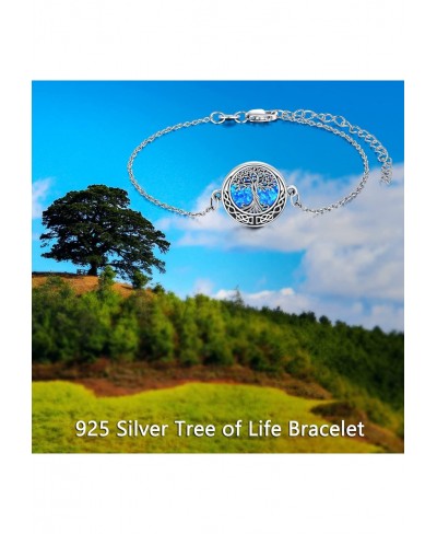 Tree of Life Bracelet Sterling Silver Celtic Knot Tree of Life Bracelet Tree of Life Jewelry Birthday Gifts For Women Girls $...