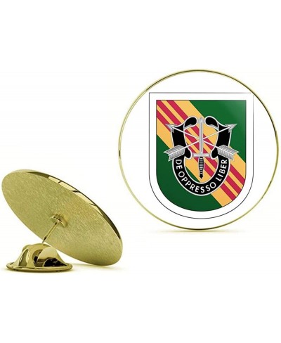 Gold US Army 5th Special Forces Group Flash Gold Lapel Pin Tie Suit Shirt Pinback $12.62 Brooches & Pins