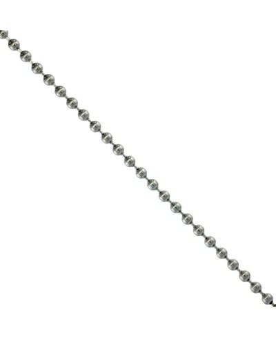 Stainless Steel Bead Ball Chain 2.5 mm by The Yard $18.80 Chains