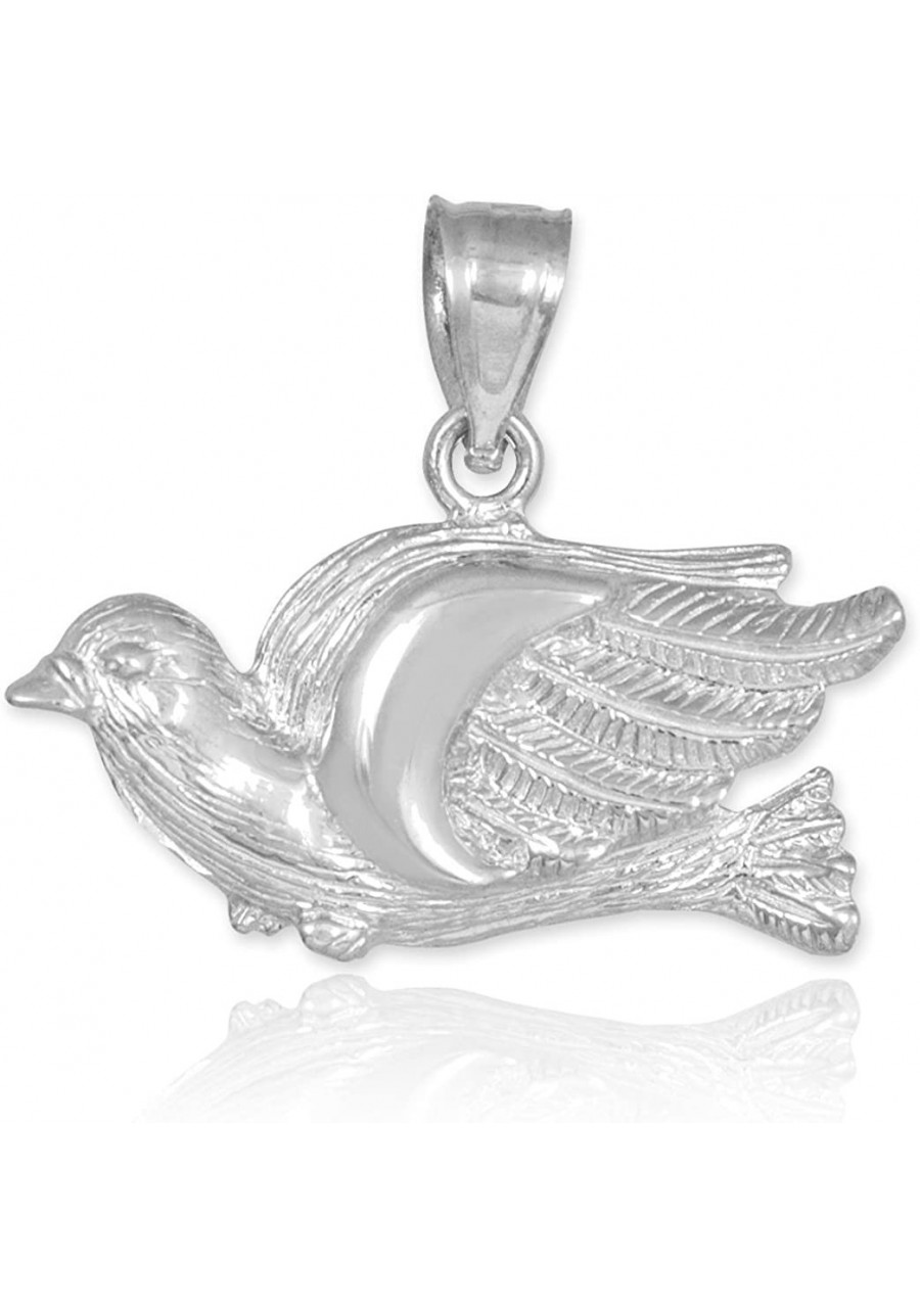 925 Sterling Silver Flying Dove Pendant $21.98 Pendants & Coins