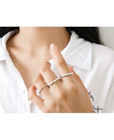 20 Pcs Silver Plated Rings Open Rings Frog Leaf Chain Adjustable Ring for Women Men Girls Punk Vintage Stackable Ring Sets Go...