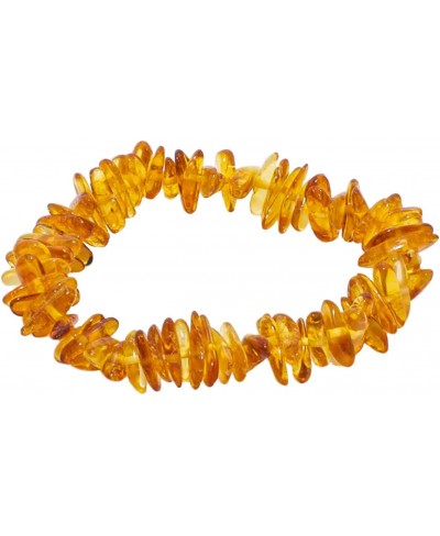 Authentic Baltic Amber Beads Bracelet for Women Genuine Amber Jewelry $28.70 Stretch