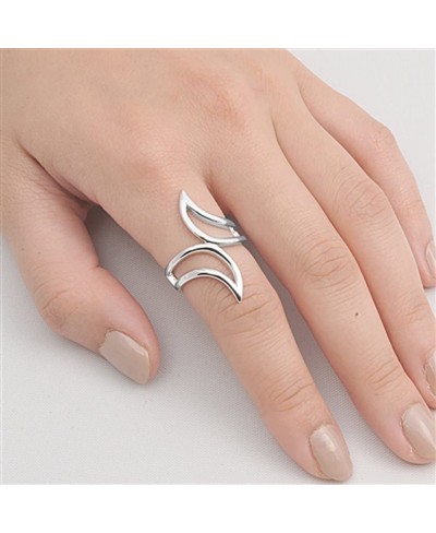 Wave Cutout Flame Ring New .925 Sterling Silver Band Sizes 5-10 $26.24 Bands