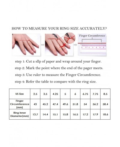 925 Sterling Silver 1.2mm Stacked Midi Thin Rings for Women Knuckle Ring Band Stacking Ring Set Size 2.5-8.5 (Silver 8 Pcs) $...