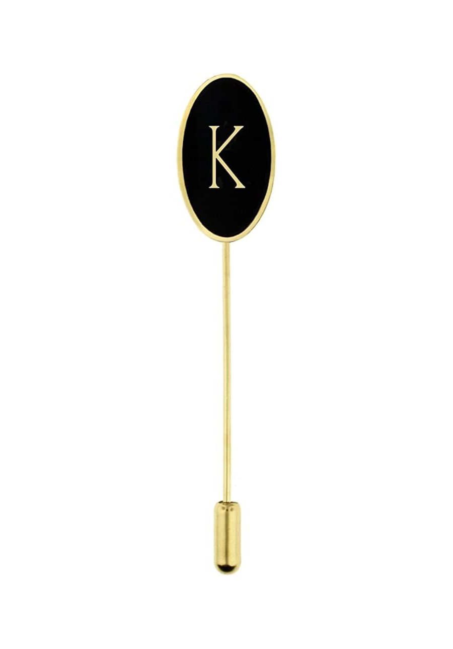 Letter K Lapel Stick Pin $8.14 Brooches & Pins