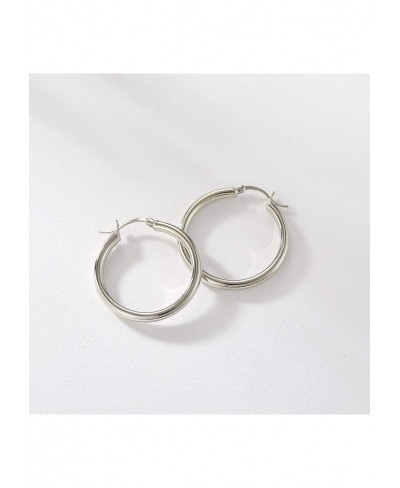 925 Sterling Silver Hoop Earrings for Women Huggie Earrings Hypoallergenic Earrings for Sensitive Ears $23.90 Hoop