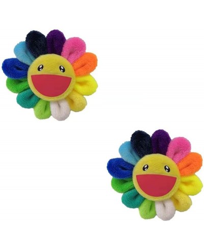 2 Pcs 3.9 inch Sun Flower Brooch Cartoon Rainbow Lapel Pin Badge for Jackets Backpacks Bags Hats Decoration $14.84 Brooches &...