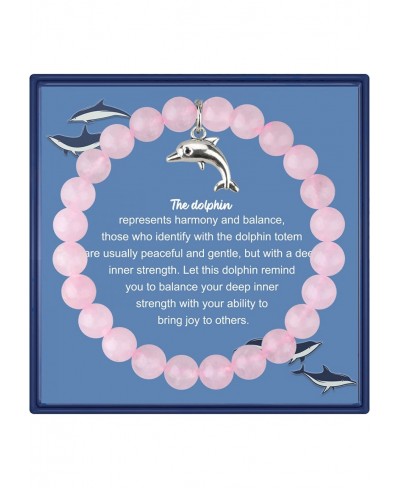 Dolphin Lover Gift Dolphin Spirit Animal Gift Dolphin Charm Dolphin Bracelet Jewelry Inspiration Gift for Friend $10.66 Charm...