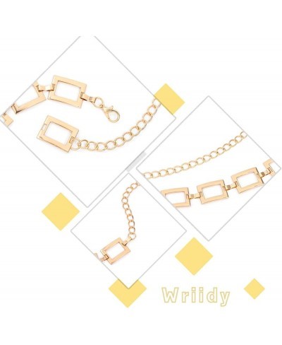 Leaf Waist Chain Gold Mental Link Rave Chian Belt Belly Accessories Jewelry for Women Dress Jeans $14.59 Body Chains