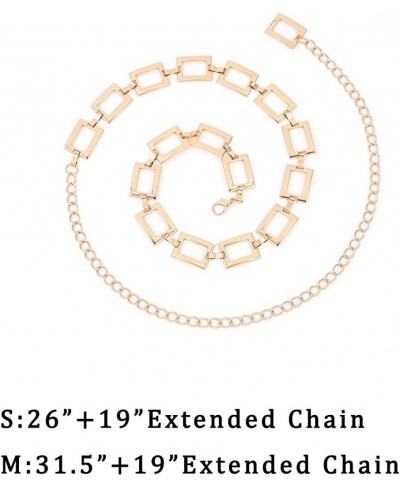 Leaf Waist Chain Gold Mental Link Rave Chian Belt Belly Accessories Jewelry for Women Dress Jeans $14.59 Body Chains