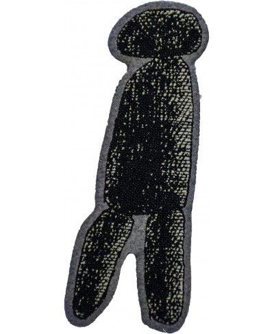 Tinies "Black Doll" Pin Metallic 1.4-Inch by 0.5-Inch Pinch Button with Rubber Clasp $9.59 Brooches & Pins