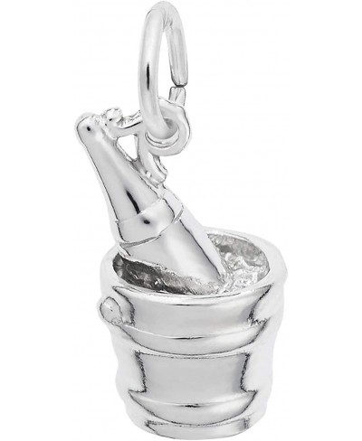 Champagne Bucket Charm Sterling Silver $30.91 Charms & Charm Bracelets