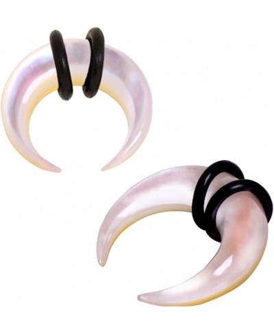 Organic Mother of Pearl Pincher Taper with O-Rings $17.28 Piercing Jewelry