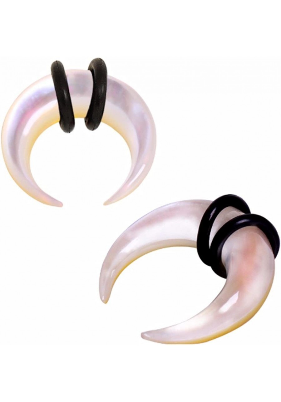 Organic Mother of Pearl Pincher Taper with O-Rings $17.28 Piercing Jewelry