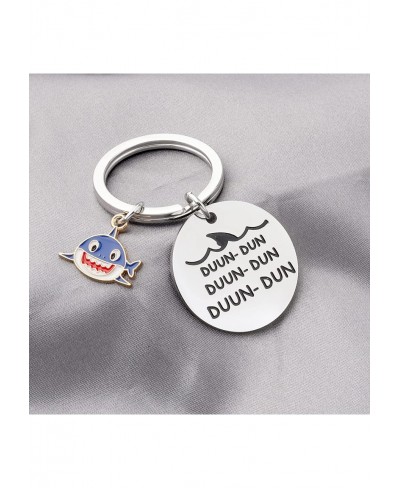 Shark Jewelry Shark Keychain Charm Shark Gifts for Shark Lovers Cool Animal Gift $14.02 Pendants & Coins