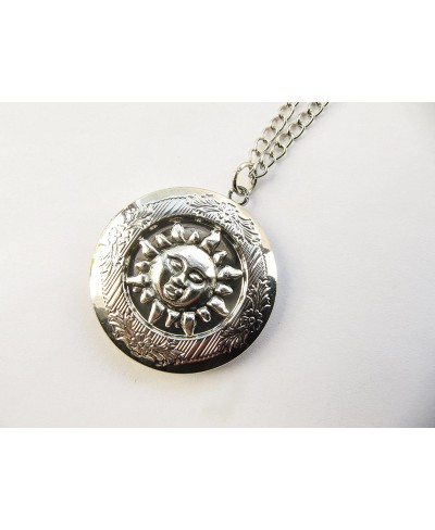 Sun Locket Necklace Solar Locket Sun Face Locket Sun Jewelry Solar Jewelry Sun Face Locket Jewelry $14.99 Lockets