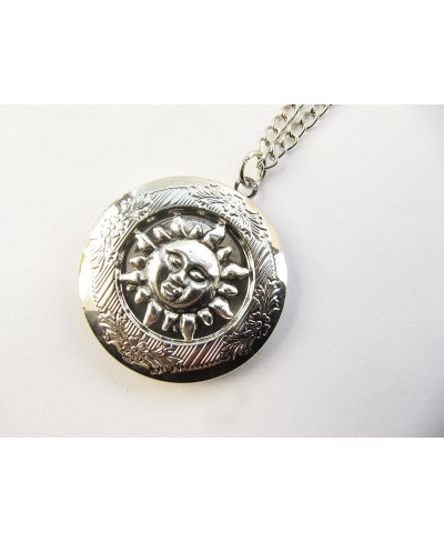 Sun Locket Necklace Solar Locket Sun Face Locket Sun Jewelry Solar Jewelry Sun Face Locket Jewelry $14.99 Lockets