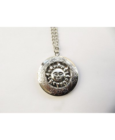 Sun Locket Necklace Solar Locket Sun Face Locket Sun Jewelry Solar Jewelry Sun Face Locket Jewelry $14.99 Lockets