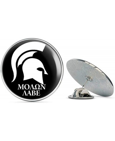 Round Molon Labe Roman Helmet (Gun Rights Firearms 2nd) Metal 0.75" Lapel Hat Pin Tie Tack Pinback $8.42 Brooches & Pins