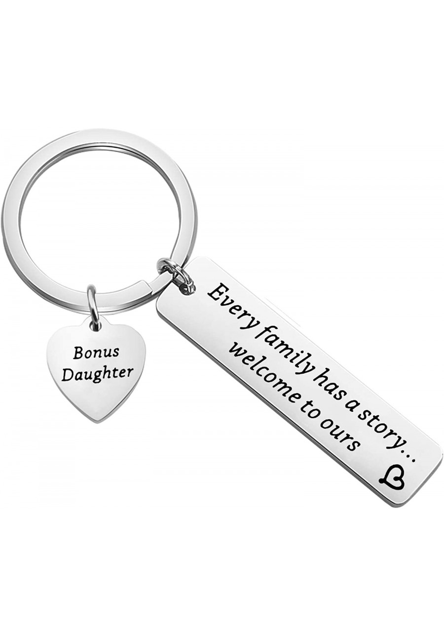 Stepdaughter Gifts Bonus Son Keychain Every Family Has A Story $8.96 Pendants & Coins