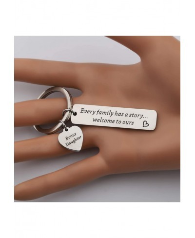 Stepdaughter Gifts Bonus Son Keychain Every Family Has A Story $8.96 Pendants & Coins