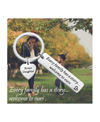 Stepdaughter Gifts Bonus Son Keychain Every Family Has A Story $8.96 Pendants & Coins