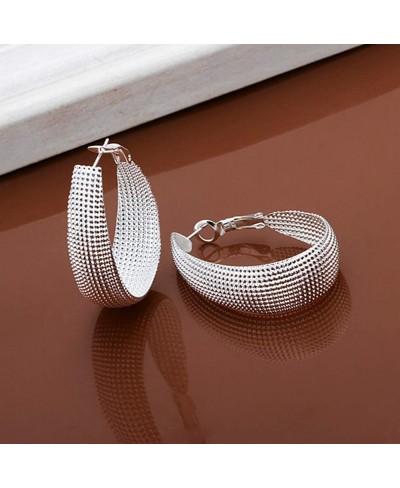 2 Pairs Hoop Earrings Gold Silver Hypoallergenic Hoop Earrings for Women Girls $22.04 Hoop