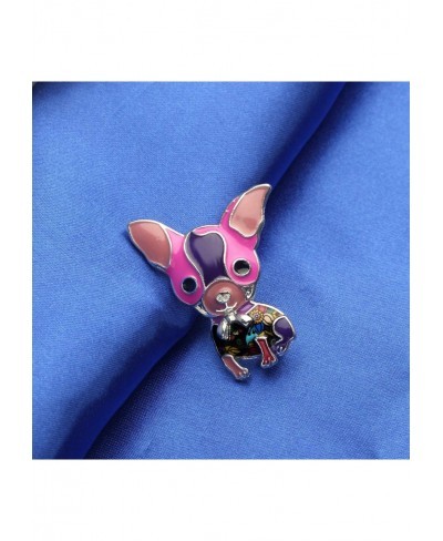 Enamel Alloy Sweet Chihuahua Dog Brooches Pin Jewelry For Women Girls Novelty Gift Charms $11.78 Brooches & Pins