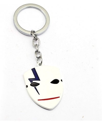 Darker Than Black White Mask Key Holder Men Women Bag Pendant Chaveiro Japanese Anime $14.13 Jewelry Sets