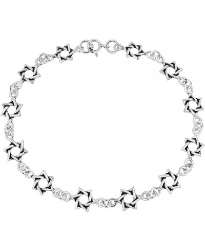 Meaningful Star of David Jewish Faith Linked Charms .925 Sterling Silver Bracelet $26.16 Link