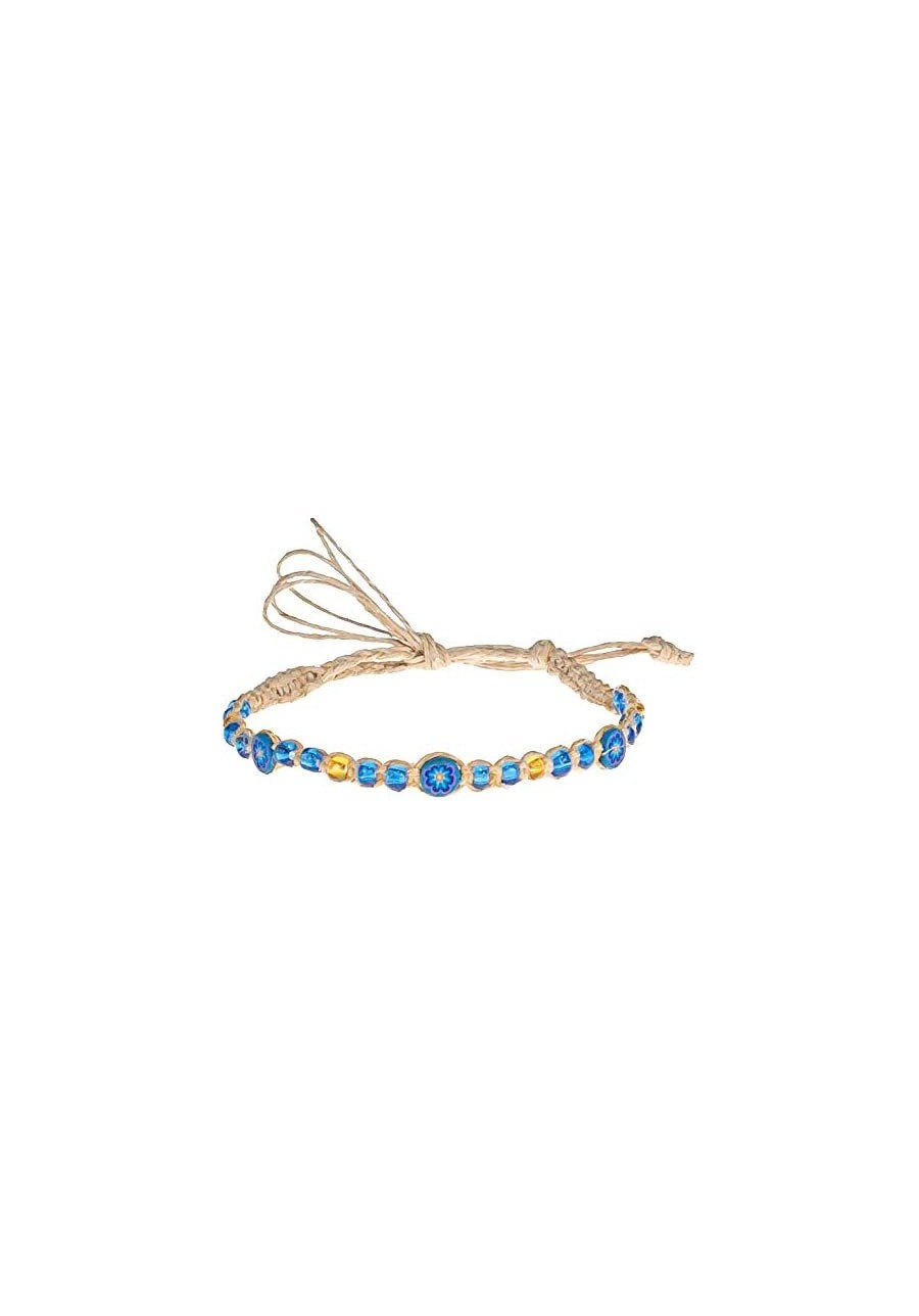 Fimo Flowers on Hemp Anklet Bracelet $6.64 Anklets