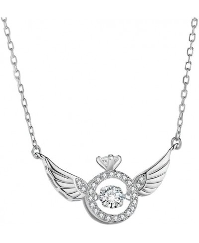 Angel Wings Necklace Guardian Angel simple Necklace for women Angel Wings Fashion Pendant Necklace With Gift Box $13.54 Penda...