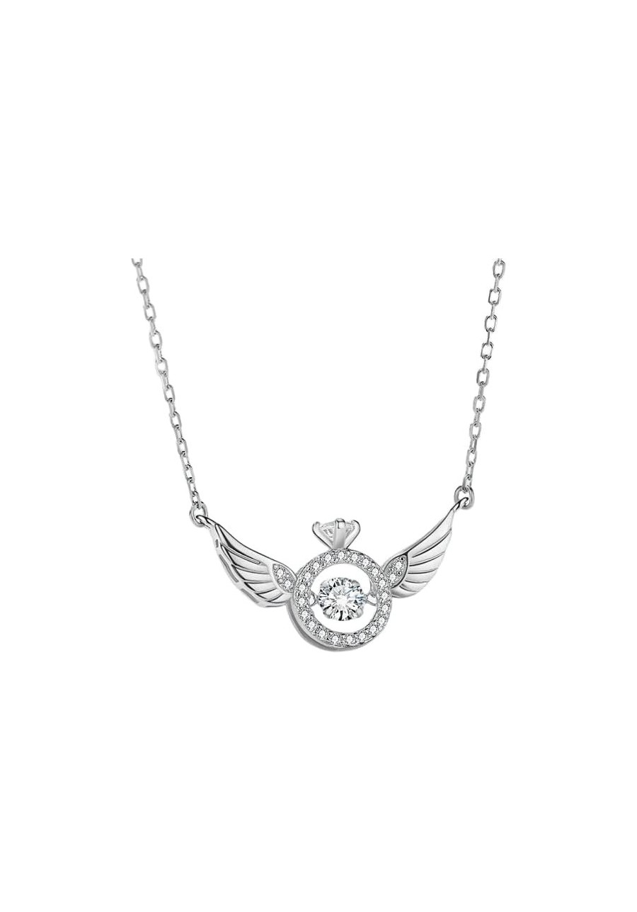 Angel Wings Necklace Guardian Angel simple Necklace for women Angel Wings Fashion Pendant Necklace With Gift Box $13.54 Penda...