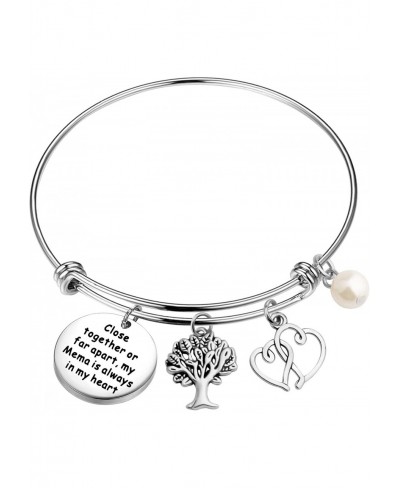 Mema Gift Grandma Gift Grandmom Bracelet My Mema Always in My Heart for Grandmother $14.87 Pendants & Coins