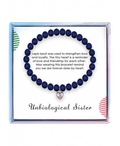 Best Friends Bracelet - My Unbiological Sister Bracelet BFF Friendship Jewelry Gift Idea for Women $18.78 Stretch