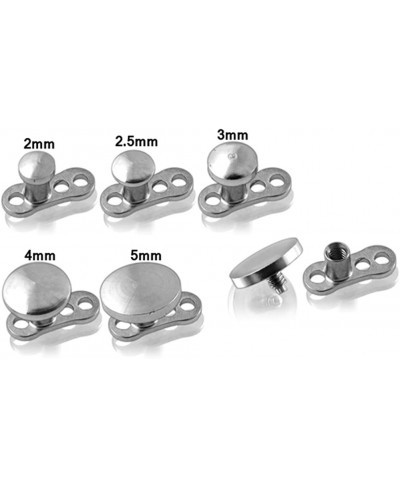 Steel Disc Piercing - 316L Surgical Steel Top with G23 Titanium Base Jewelry $10.20 Piercing Jewelry