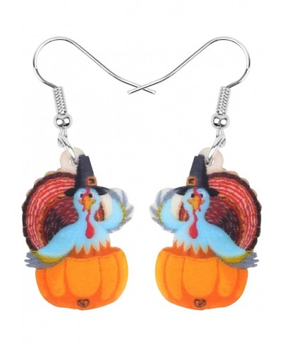 Acrylic Charm Thanksgiving Gift Hat Turkey Chicken Earrings Drop Dangle Jewelry Farm Decoration for Women Girls $10.85 Drop &...