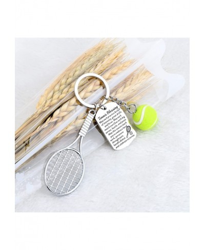 Tennis Ball Keychain with Tennis Racket Tennis Players Gift Tennis Gift for Tennis Lovers Coach Tennis Teams Gifts $13.64 Pen...