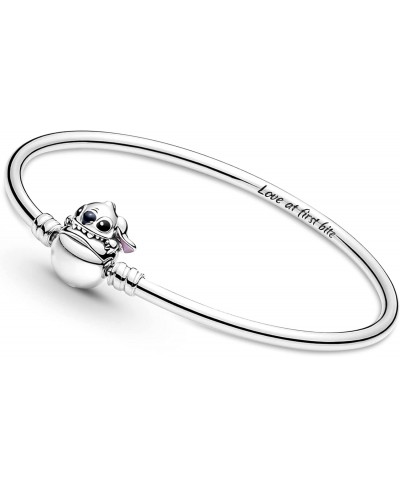 925 Sterling Silver charm bangle Bracelet Love at first bite engraved Fit 925 Sterling Silver Charms Bracelet for Women Girls...