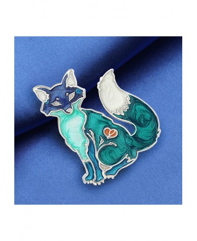 Fox Brooch for Women Girls Jacket Bag Charms Pins Gifts $9.24 Brooches & Pins