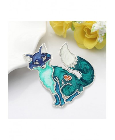 Fox Brooch for Women Girls Jacket Bag Charms Pins Gifts $9.24 Brooches & Pins