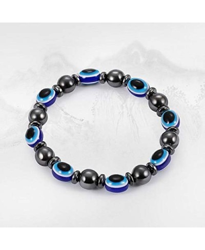 Evil Eye Pendant Necklace Glass Leather Rope Chain Turkish Protect Lucky Necklace for Women Men $10.16 Jewelry Sets