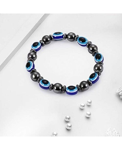 Evil Eye Pendant Necklace Glass Leather Rope Chain Turkish Protect Lucky Necklace for Women Men $10.16 Jewelry Sets