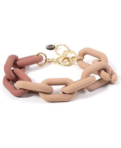 Acrylic Color Bracelet Resin Bracelet Exaggerated Chain Bracelet for Women Girls $9.11 Link