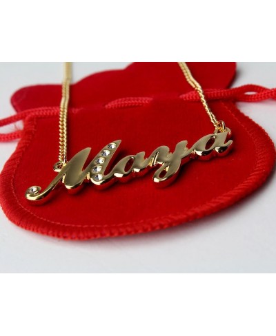 Maya Personalized Name Necklace 18K Gold Plated Dainty Necklace - Jewelry Gift Women Girlfriend Mother Sister Friend $32.91 C...