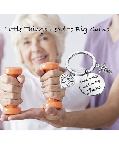 Little Things Lead to Big Gains Keychain Occupational Therapy Gift OT Gifts OT Graduation Keychain $10.27 Pendants & Coins