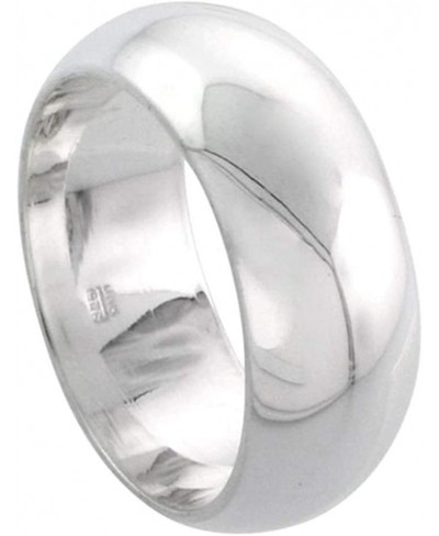 1 to 8 mm 925 Sterling Silver Simple Wedding Bands Thumb Rings in Sizes 4 5 6 7 8 9 10 11 12 13 $32.18 Promise Rings