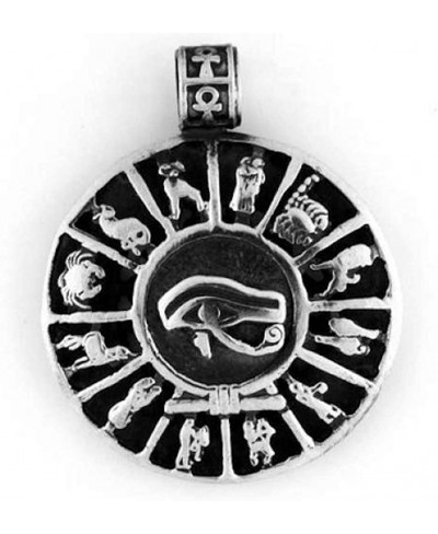 Egyptian Jewelry Silver Eye of Horus Pendant $54.74 Pendants & Coins