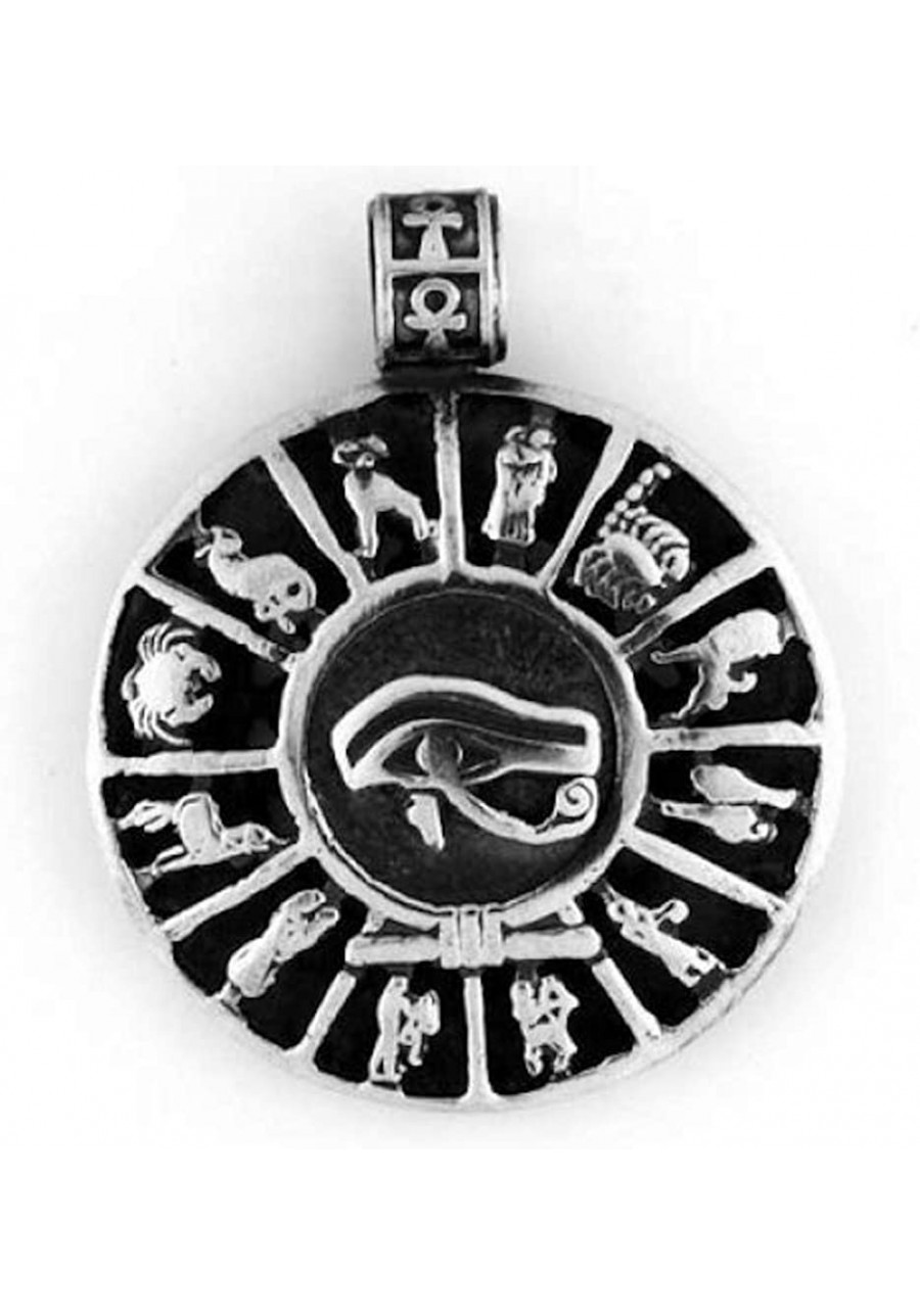 Egyptian Jewelry Silver Eye of Horus Pendant $54.74 Pendants & Coins