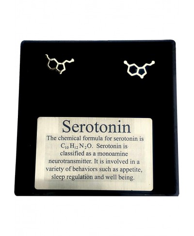 Serotonin Stud earrings serotonin post earrings serotonin earrings $24.32 Stud